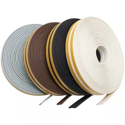 크기 3-50mm 크기 CLJ EPDM 폼 창문 및 문 밀폐용 웨어스트립 3-25mm 톱니 높이 검은색/그레이색/갈색/백색/다른 색상