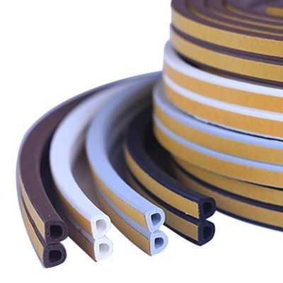 크기 3-50mm 크기 CLJ EPDM 폼 창문 및 문 밀폐용 웨어스트립 3-25mm 톱니 높이 검은색/그레이색/갈색/백색/다른 색상