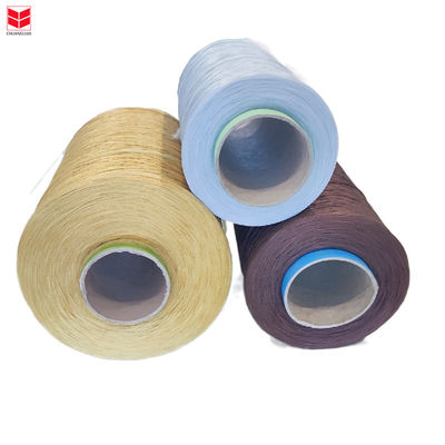 염색된 Pp 단사지 다사지 2mm 3ply DTY BCF 직물