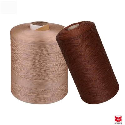 염색된 Pp 단사지 다사지 2mm 3ply DTY BCF 직물