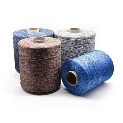 Denier 900D 1000D 2000D 5000D RING SPUN Pp 가죽 염색 파란색 섬유 꿰매기 가방 신발 혼합 가죽