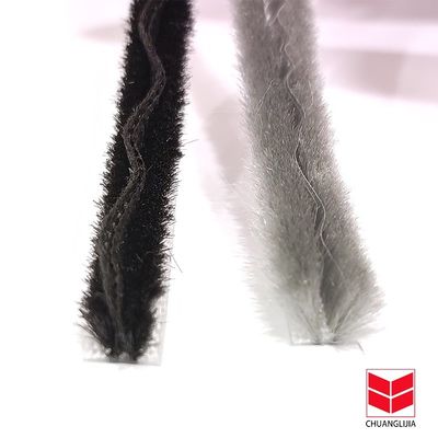 알루미늄 문과 창문 양털 톱니 비조직 핀 소음 저항성