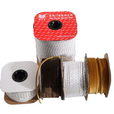 7*10mm 스파일 높이 3-25mm 실리콘 날씨 스트립 문 밀폐용 붓 색상 블랙/그레이/브런/백