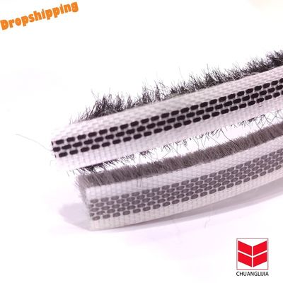 3-25mm 스파일 높이 기상 방지 스트립 실리콘 기상 스트립 알루미늄 문 창구 구획을위한 붓