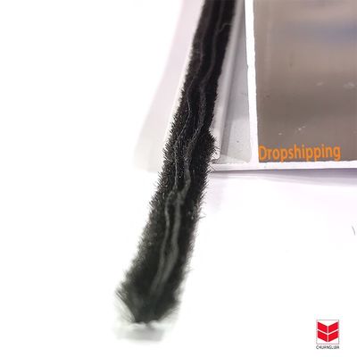 3-25mm 스파일 높이 기상 방지 스트립 실리콘 기상 스트립 알루미늄 문 창구 구획을위한 붓