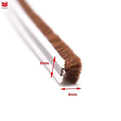 알루미늄 창문 및 문용 실리콘 스파일 날씨 스트립 3-25mm 스파일 높이 / 3-50mm 너비