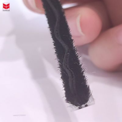7*8 3p2l 울 파일 천기 스트립과 플라스틱 핀 문과 창문 봉인 블랙/그레이/브런/백/다른 내구성 100%PP