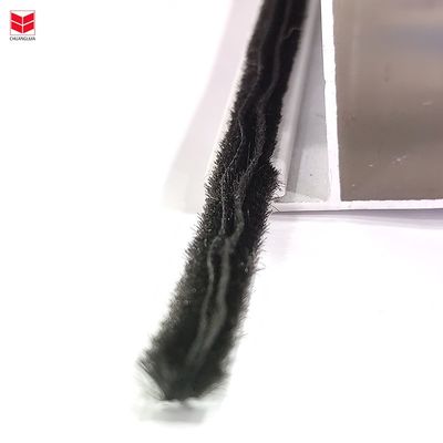 7*8 3p2l 울 파일 천기 스트립과 플라스틱 핀 문과 창문 봉인 블랙/그레이/브런/백/다른 내구성 100%PP