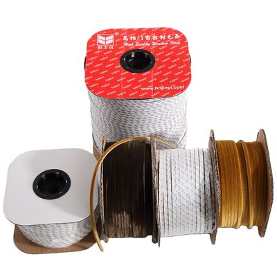 3-25mm 스파일 높이 회색 검은 맞춤 양털 스파일 문과 창문 날씨 스트립 자체와 ISO9001 2008 인증