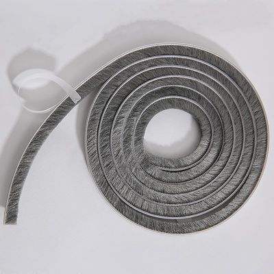 3-25mm 스파일 높이 회색 검은 맞춤 양털 스파일 문과 창문 날씨 스트립 자체와 ISO9001 2008 인증