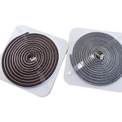 3-25mm 스파일 높이 회색 검은 맞춤 양털 스파일 문과 창문 날씨 스트립 자체와 ISO9001 2008 인증